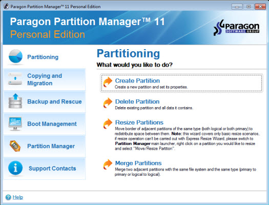 paragon partition manager 15 home
