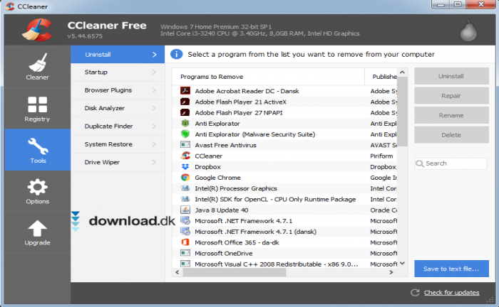 free piriform ccleaner download