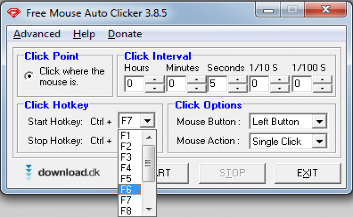 windows 10 auto mouse clicker
