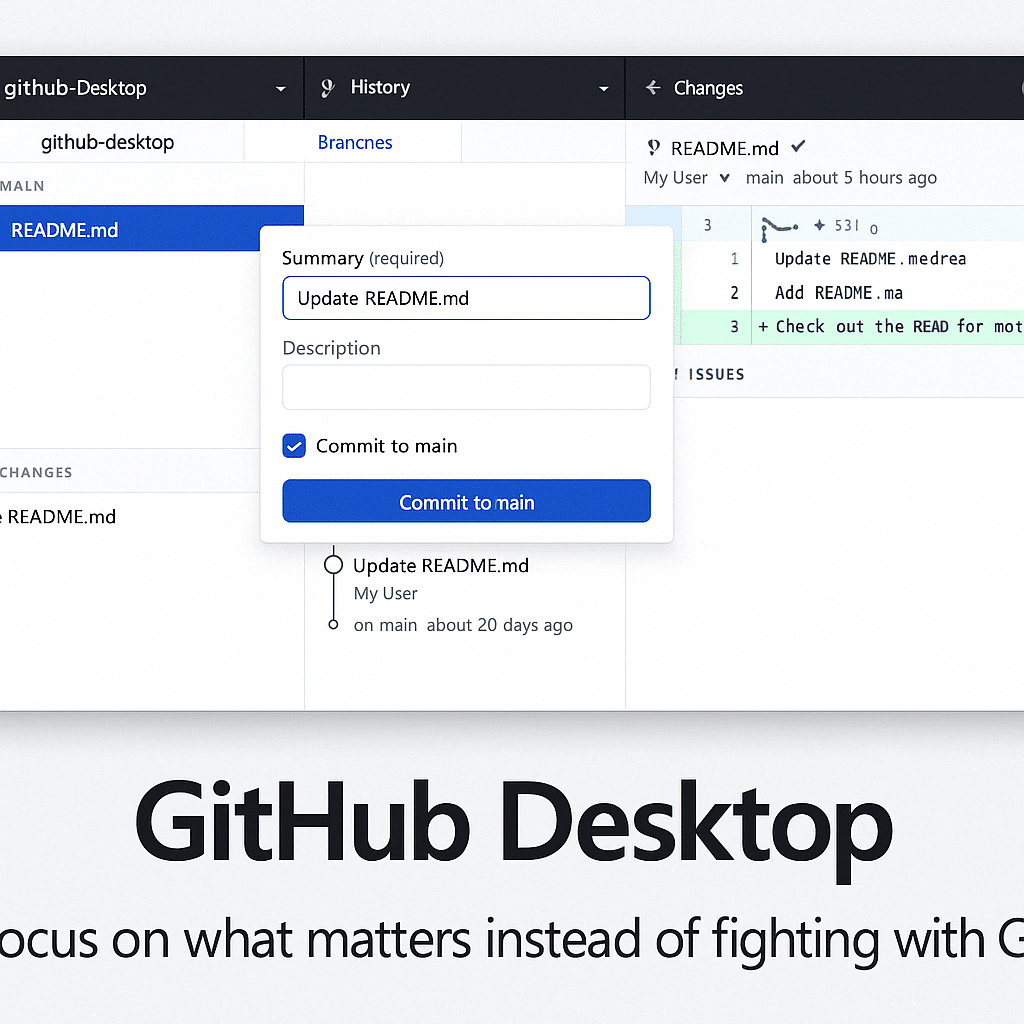 GitHub Desktop – Arbejd med Git og samarbejd visuelt (gratis).