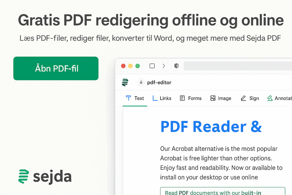 Læs anmeldelsen af Sejda PDF – et stærkt PDF-program med både online og offline adgang. Rediger, konverter og underskriv PDF’er gratis.
