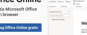 Gratis Office-pakke i browseren – Microsoft Office Online med Word, Excel og PowerPoint på dansk.